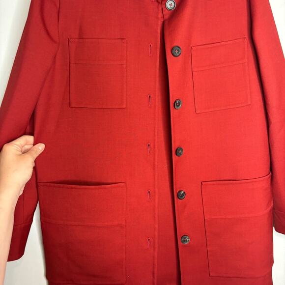 Salvatore Ferragamo Wool Button Down Shirt - Picture 11 of 13